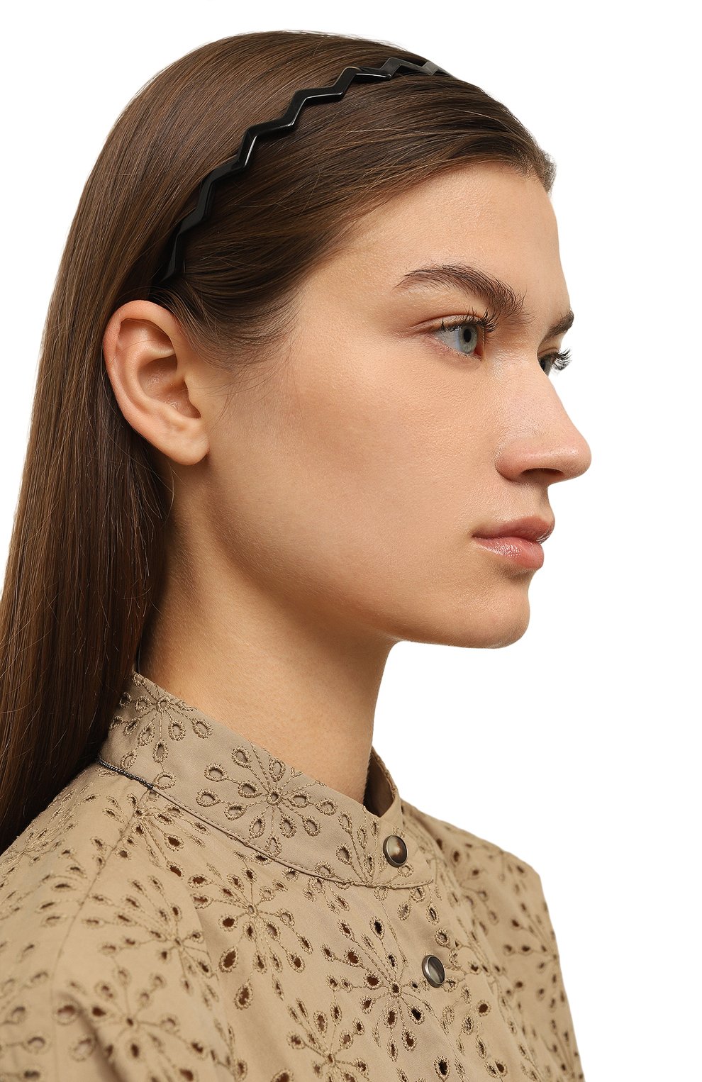 Ободок для волос bercy ALEXANDRE DE PARIS черного цвета по цене 14860 руб., арт. AHB-1569-02 N, фото 2 Ободок для волос bercy ALEXANDRE DE PARIS, арт. AHB-1569-02 N, фото 2