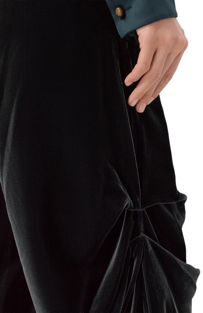 Бархатные брюки GIORGIO ARMANI темно-серого цвета по цене 399500 руб., арт. GW003535/TE10831, фото 5 Бархатные брюки GIORGIO ARMANI, арт. GW003535/TE10831, фото 5