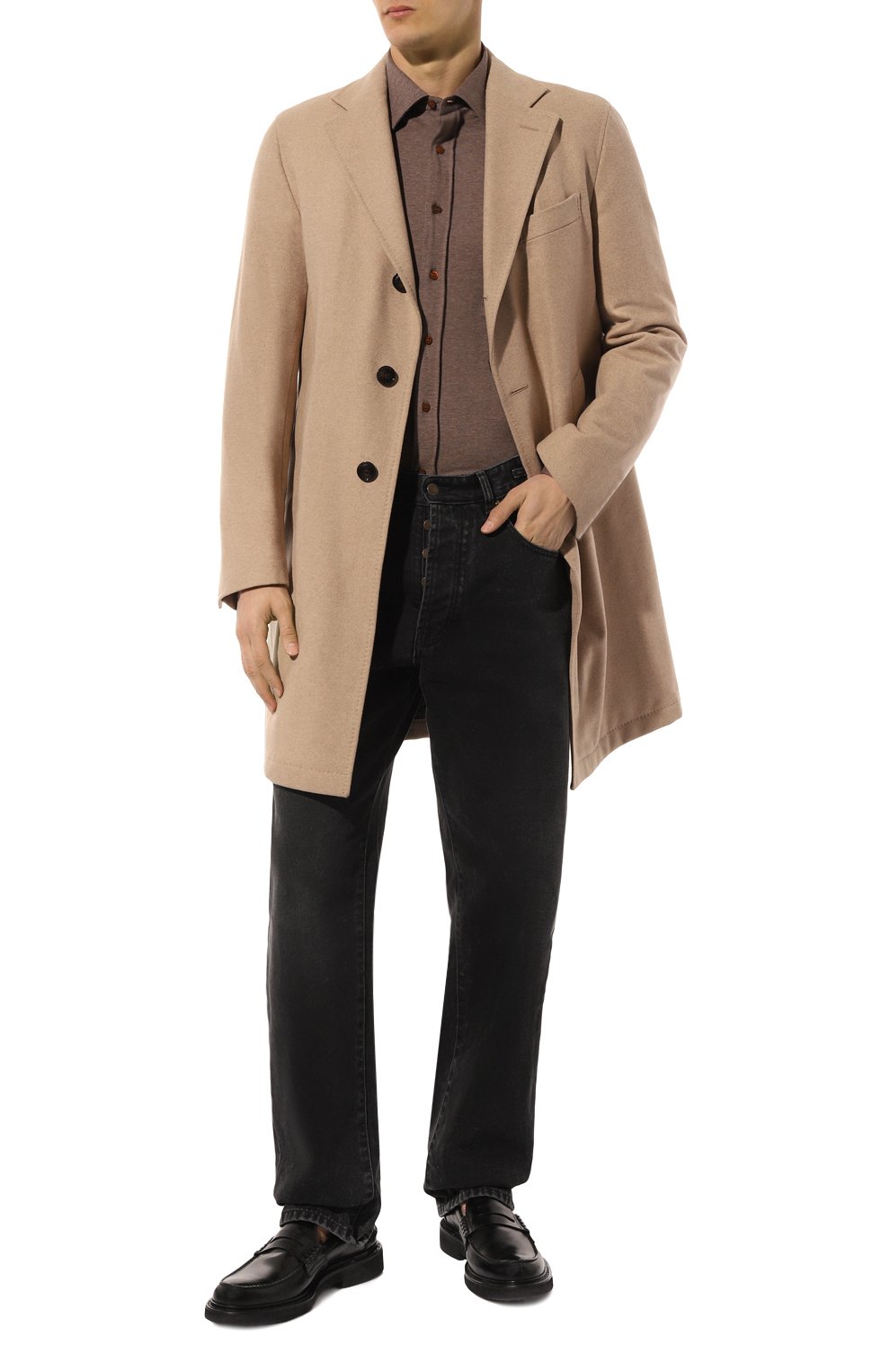 Рубашка из хлопка и кашемира STEFANO RICCI, арт. CJ007115/TE2603, фото 2