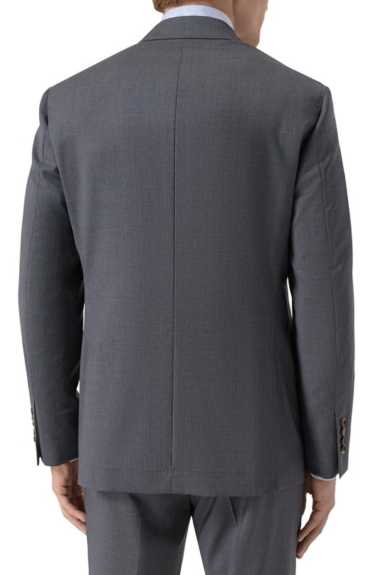 Шерстяной костюм Brunello Cucinelli MF4507BTZ Серый  MF4507BTZ Фото 5