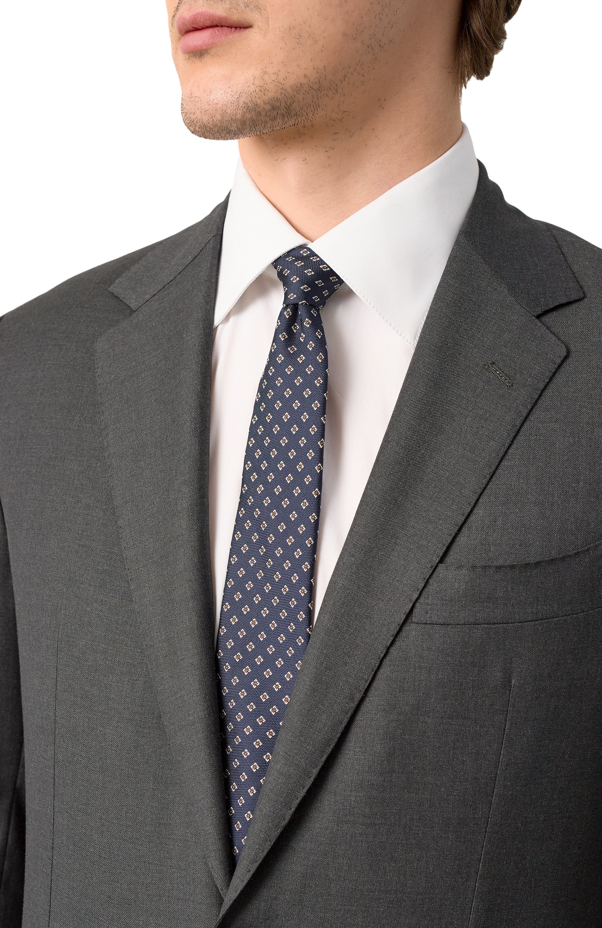 Шелковый галстук CANALI, арт. 18/HJ04201, фото 2