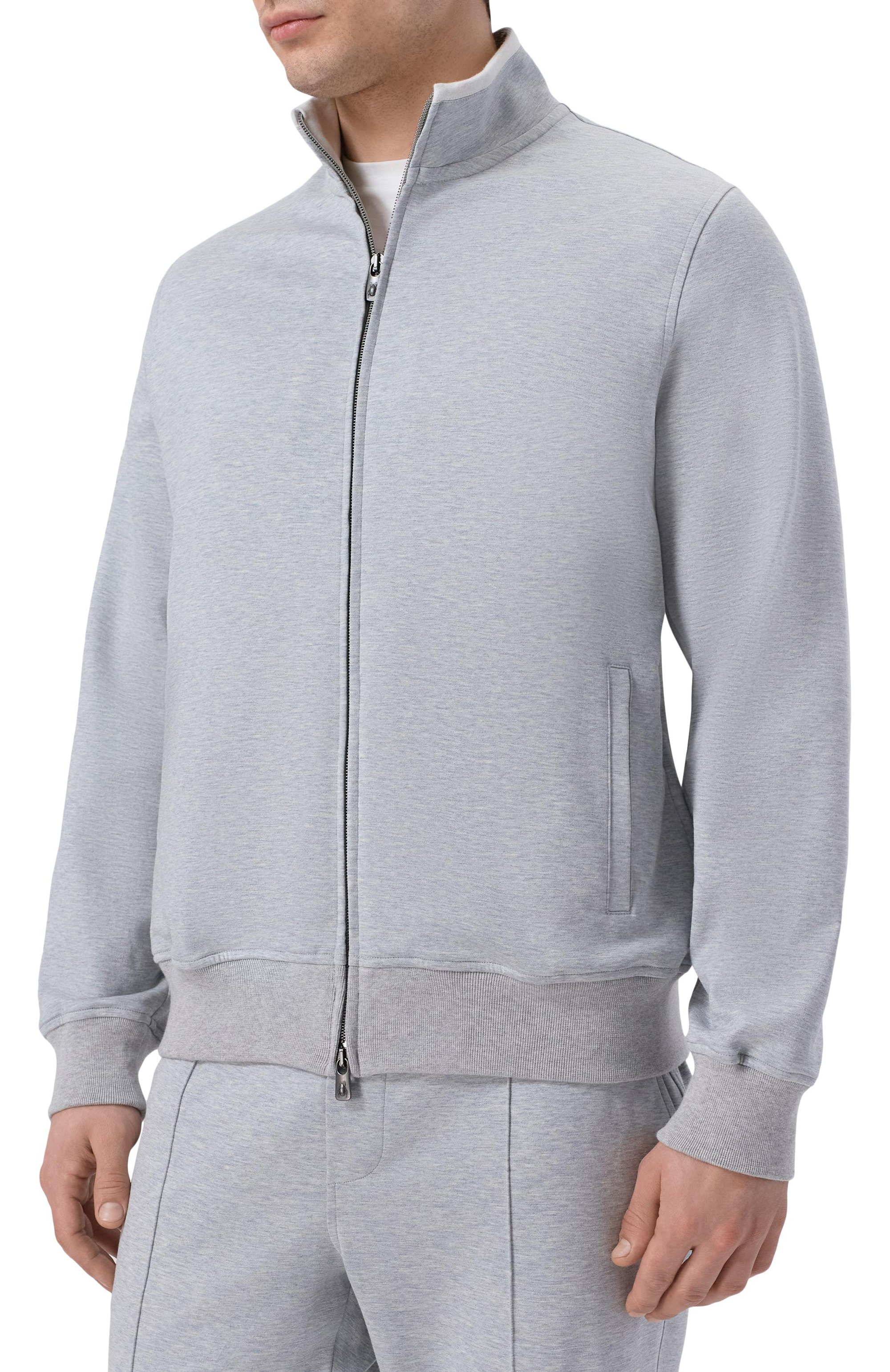 Толстовка из хлопка и шелка CAPOBIANCO, арт. 20M452.DS00._001, фото 3