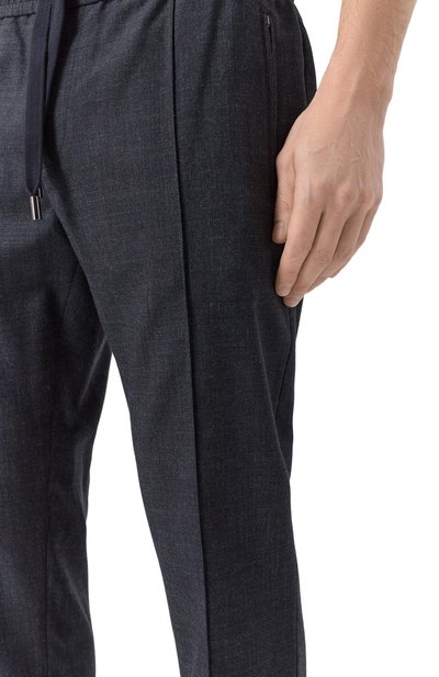 Брюки из шерсти и хлопка DOLCE & GABBANA, арт. GYACET/GJ795, фото 5