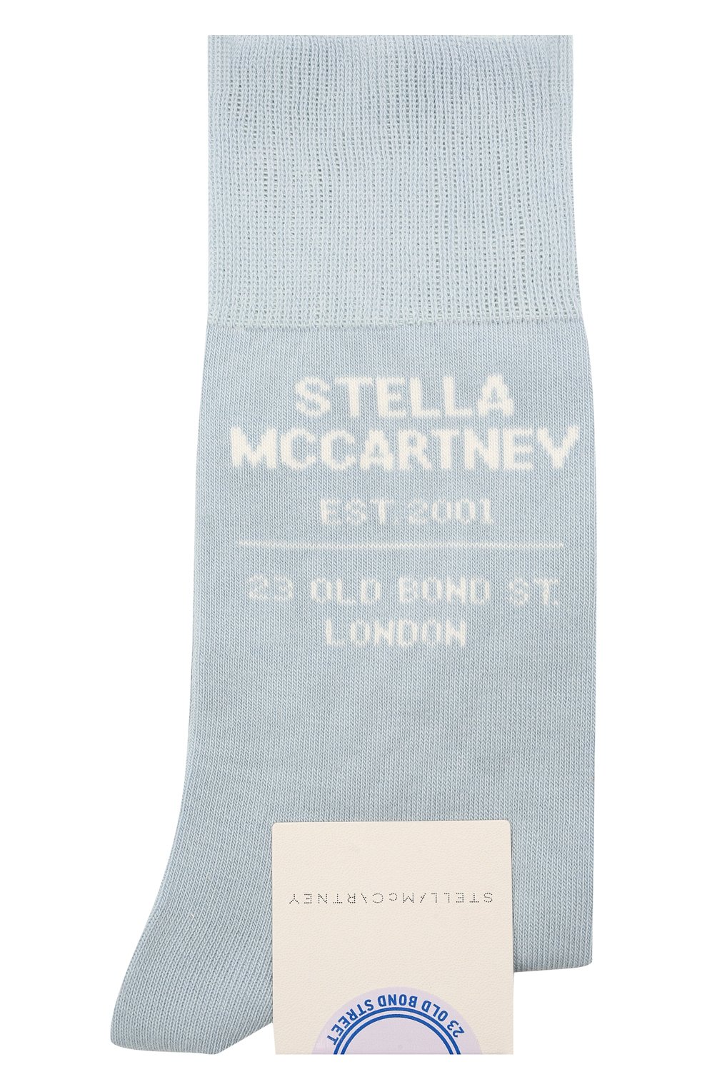 Носки STELLA MCCARTNEY голубого цвета по цене 6450 руб., арт. 603074/S7229, фото 1 Носки STELLA MCCARTNEY, арт. 603074/S7229, фото 1