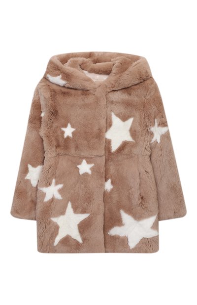 Шуба из кролика YVES SALOMON ENFANT розового цвета по цене 148500 руб., арт. 21WEM302XXREIN/8-10, фото 1 Шуба из кролика YVES SALOMON ENFANT, арт. 21WEM302XXREIN/8-10, фото 1