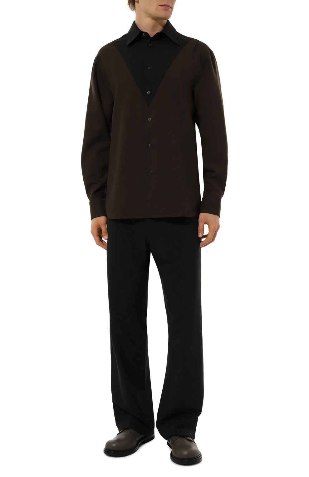 Шерстяная рубашка MARNI, арт. CUMU0325QS/TW839, фото 2