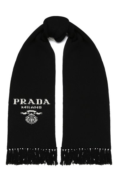 Шарф из шерсти и кашемира PRADA, арт. UMS392-1YMW-F0002-202, фото 1
