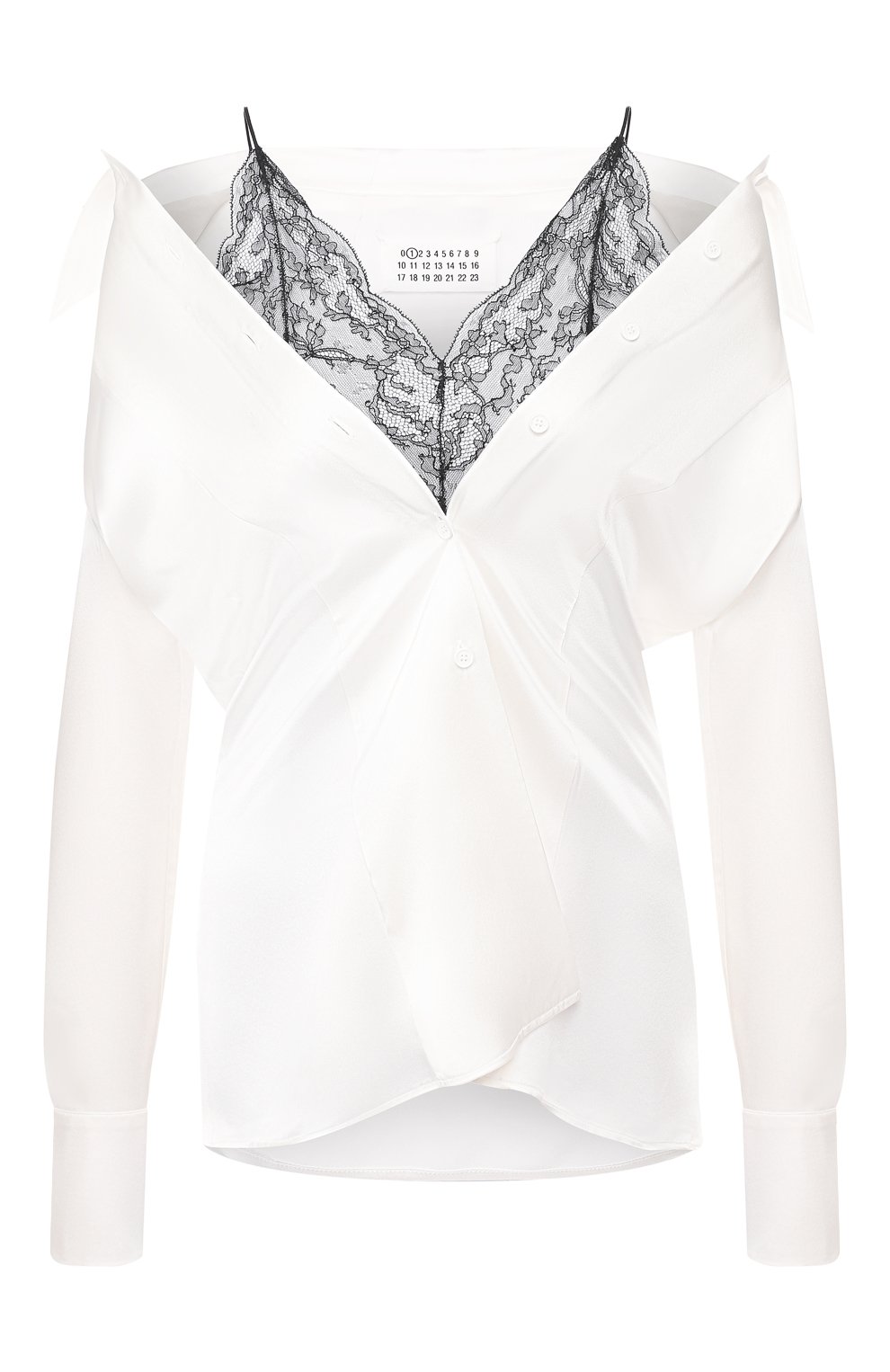 Шелковая блузка MAISON MARGIELA, арт. S51DL0262/S49238, фото 1