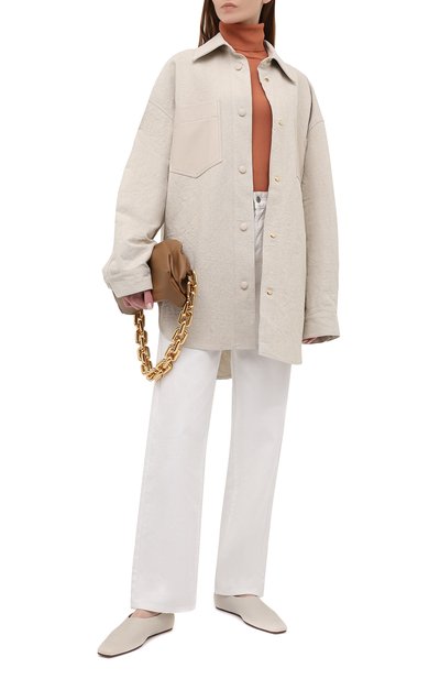 Рубашка изо льна и хлопка NANUSHKA, арт. REIGN_ST0NE_LINEN CANVAS, фото 2