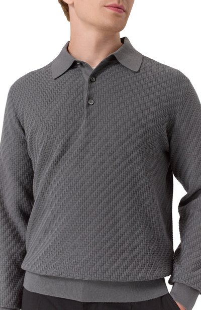 Поло из шелка и хлопка BRIONI, арт. UMR10L/PAK22, фото 5