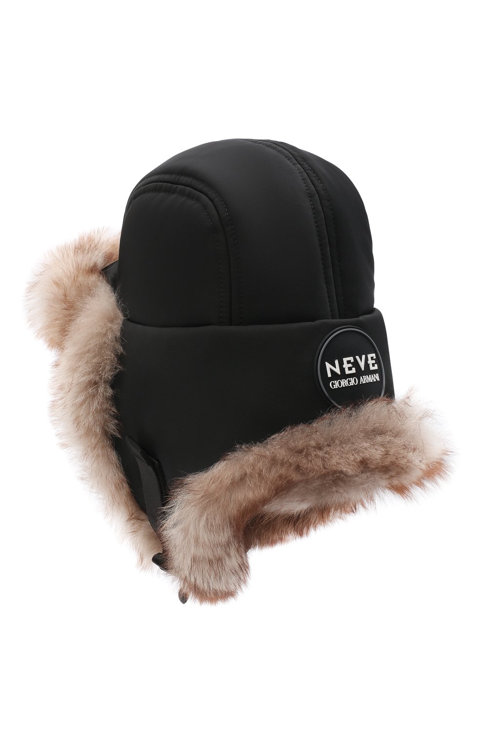 Шапка-ушанка с меховой отделкой GIORGIO ARMANI, арт. 747354/1A763, фото 2