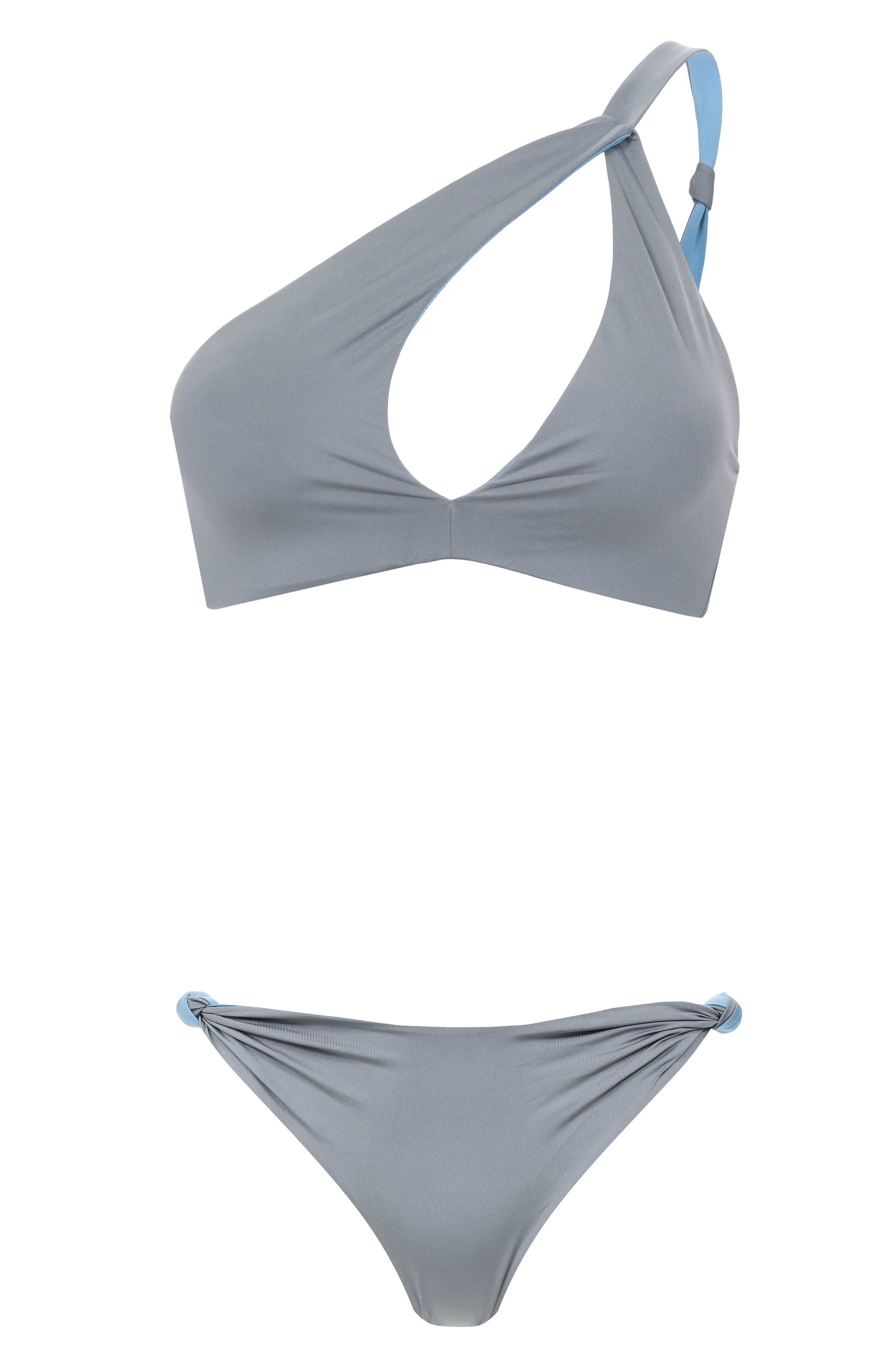 Раздельный купальник GIORGIO ARMANI серого цвета по цене 79000 руб., арт. GW000131/AF10462, фото 1 Раздельный купальник GIORGIO ARMANI, арт. GW000131/AF10462, фото 1