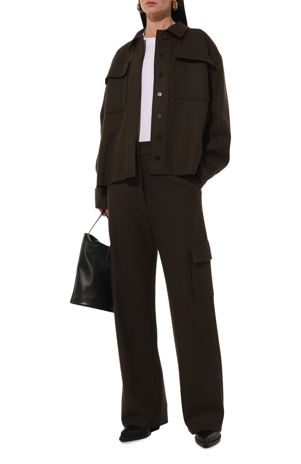 Шерстяные брюки-карго JIL SANDER, арт. J40KA0210/J20212, фото 2