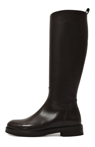 Кожаные сапоги KITON темно-коричневого цвета по цене 162000 руб., арт. D56806N0102405, фото 4 Кожаные сапоги KITON, арт. D56806N0102405, фото 4