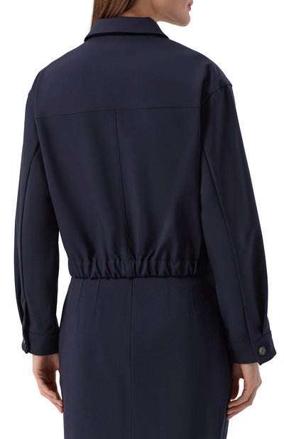 Бомбер из шерсти и вискозы 12 STOREEZ, арт. 136850, фото 4