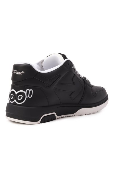 Кожаные кеды out of office OFF-WHITE, арт. 0MIA189F25LEA006, фото 5
