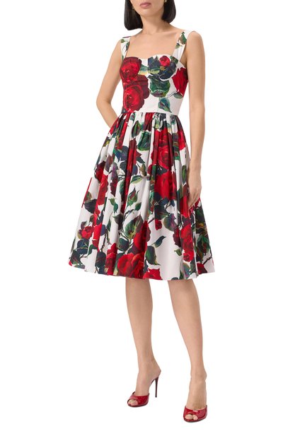 Хлопковое платье DOLCE & GABBANA, арт. F6ADLT/HS5S2, фото 3