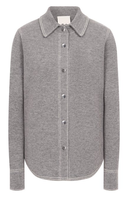 Женская рубашка из шерсти и кашемира ALLUDE, арт. 255/17711