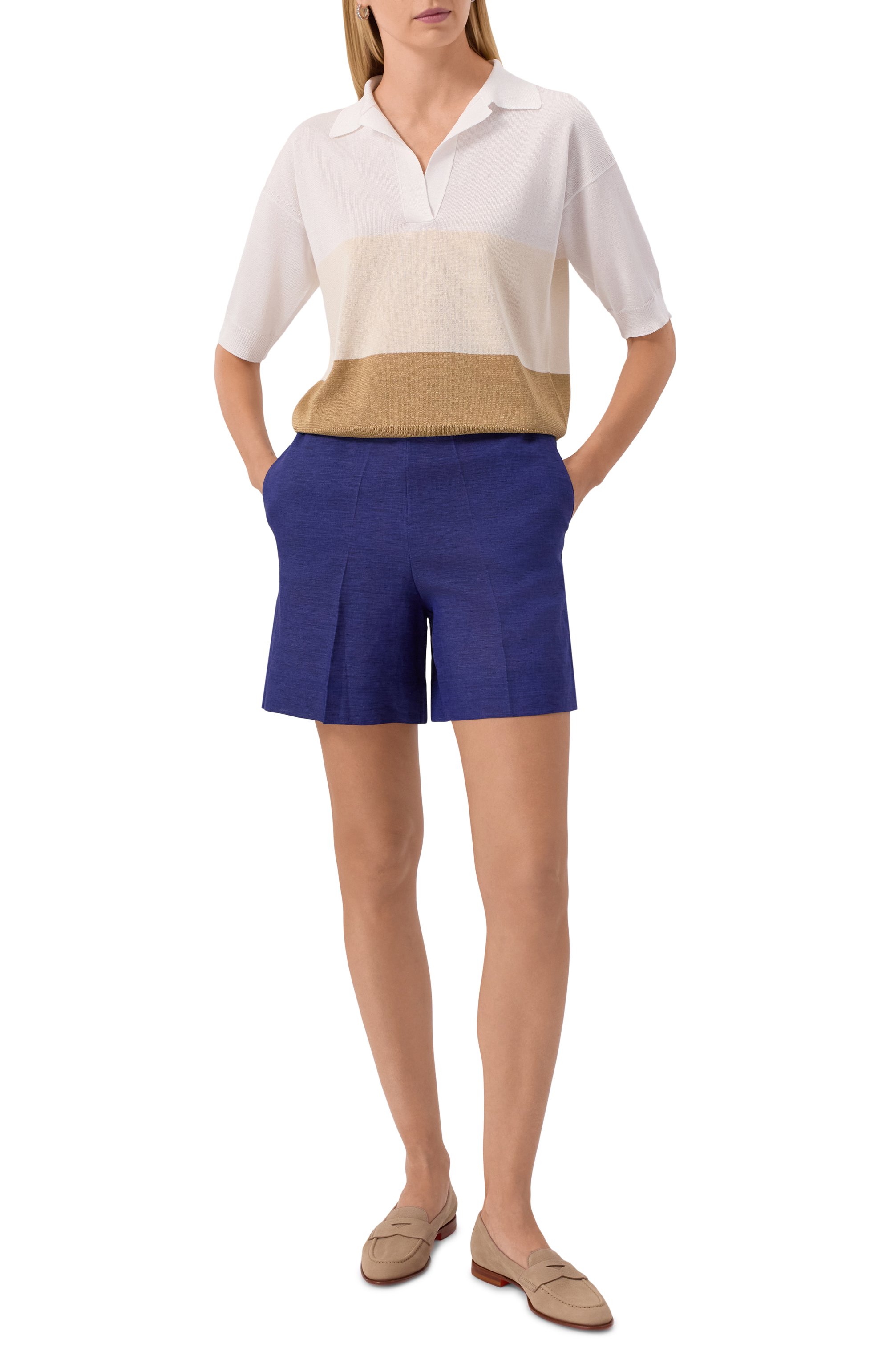 Пенни-лоферы из нубука SANTONI, арт. WUSG59962HAFSPRX, фото 2