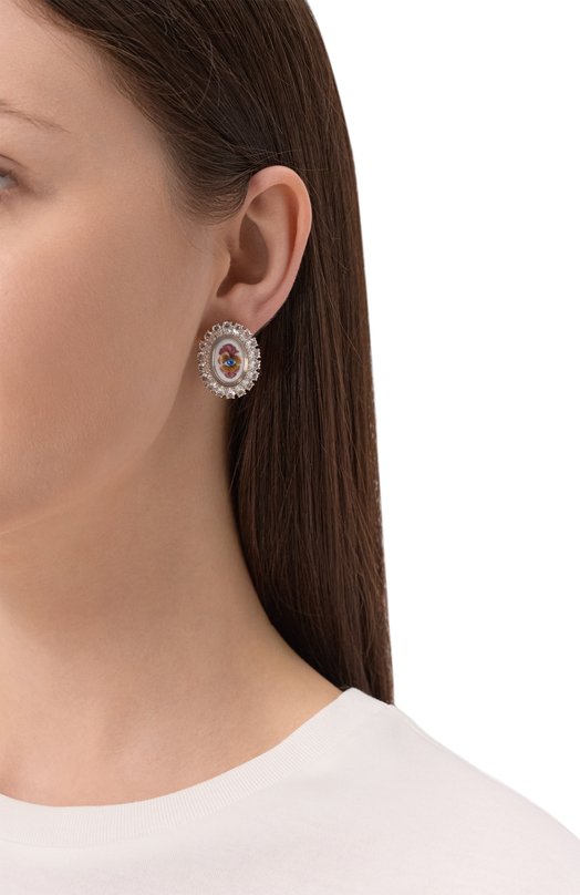 Серьги Secrets jewelry СФВХС729 Серебряный  СФВХС729 Фото 4