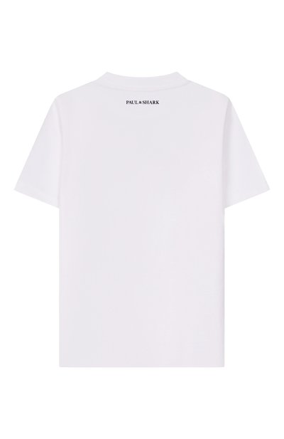 Хлопковая футболка PAUL & SHARK JUNIOR, арт. WUM004/LAA54/6A-8A, фото 2