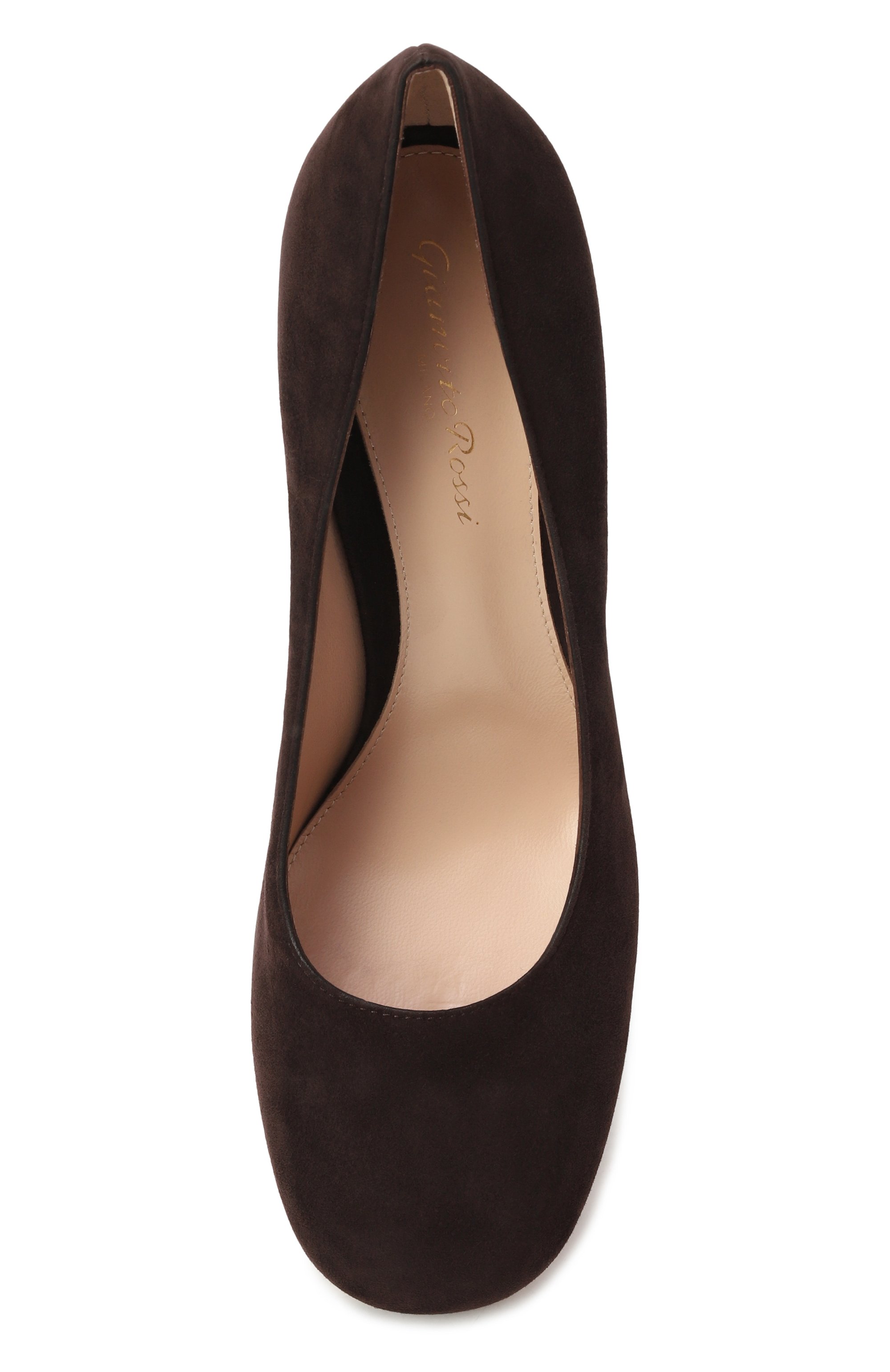 Замшевые туфли joelle 70 GIANVITO ROSSI, арт. G22343.70RIC.CAMM0KA, фото 6