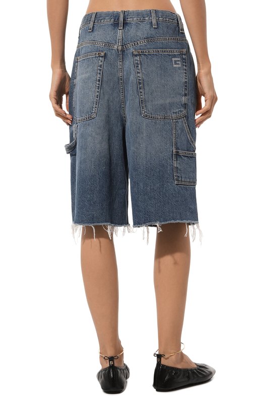 Джинсовые шорты Gucci 776537/XDCU5 Синий  776537/XDCU5 Фото 4