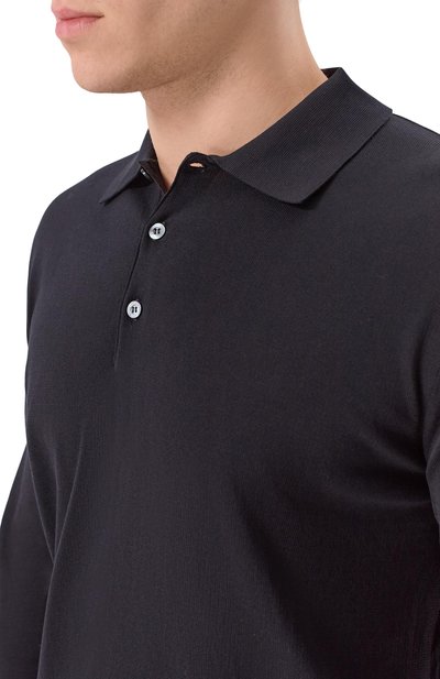 Хлопковое поло CANALI, арт. C0017B/MK02459, фото 5