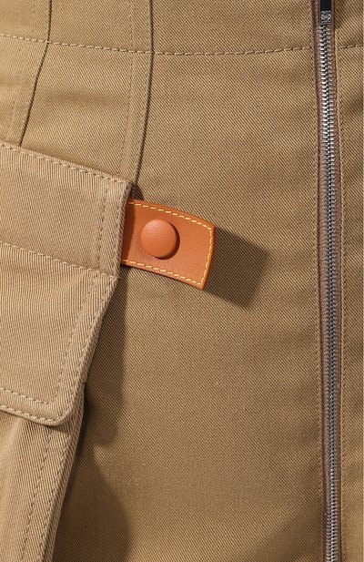 Хлопковые шорты LOEWE бежевого цвета по цене 72800 руб., арт. D2192110PA, фото 5 Хлопковые шорты LOEWE, арт. D2192110PA, фото 5