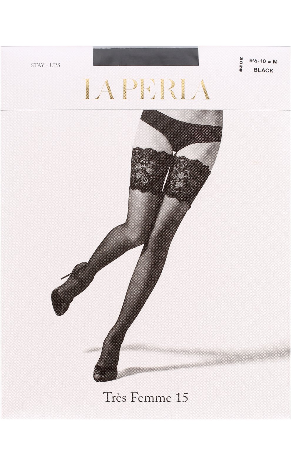 Чулки с кружевной отделкой LA PERLA, арт. 53775, фото 1