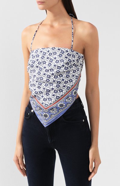 Шелковый топ CHLOÉ, арт. CHC19AHT39327, фото 3