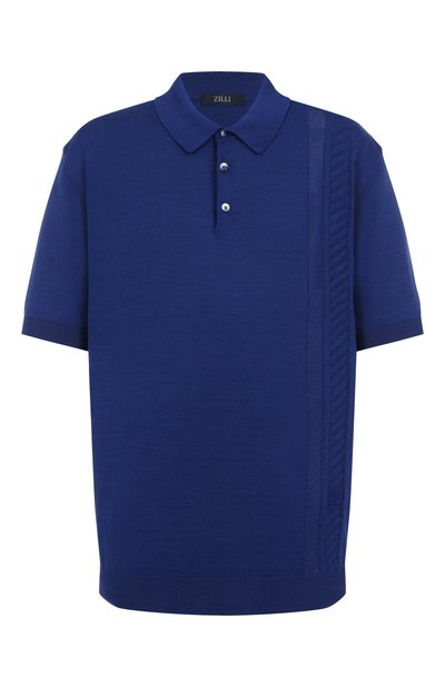 Мужская поло из хлопка и шелка ZILLI, арт. KBP002M0142VFWS00/64