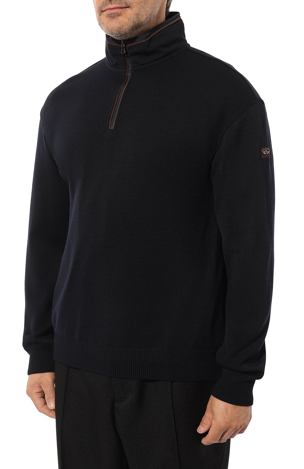 Шерстяной свитер PAUL&SHARK темно-синего цвета по цене 72000 руб., арт. 11311131/3XL-6XL, фото 3 Шерстяной свитер PAUL&SHARK, арт. 11311131/3XL-6XL, фото 3