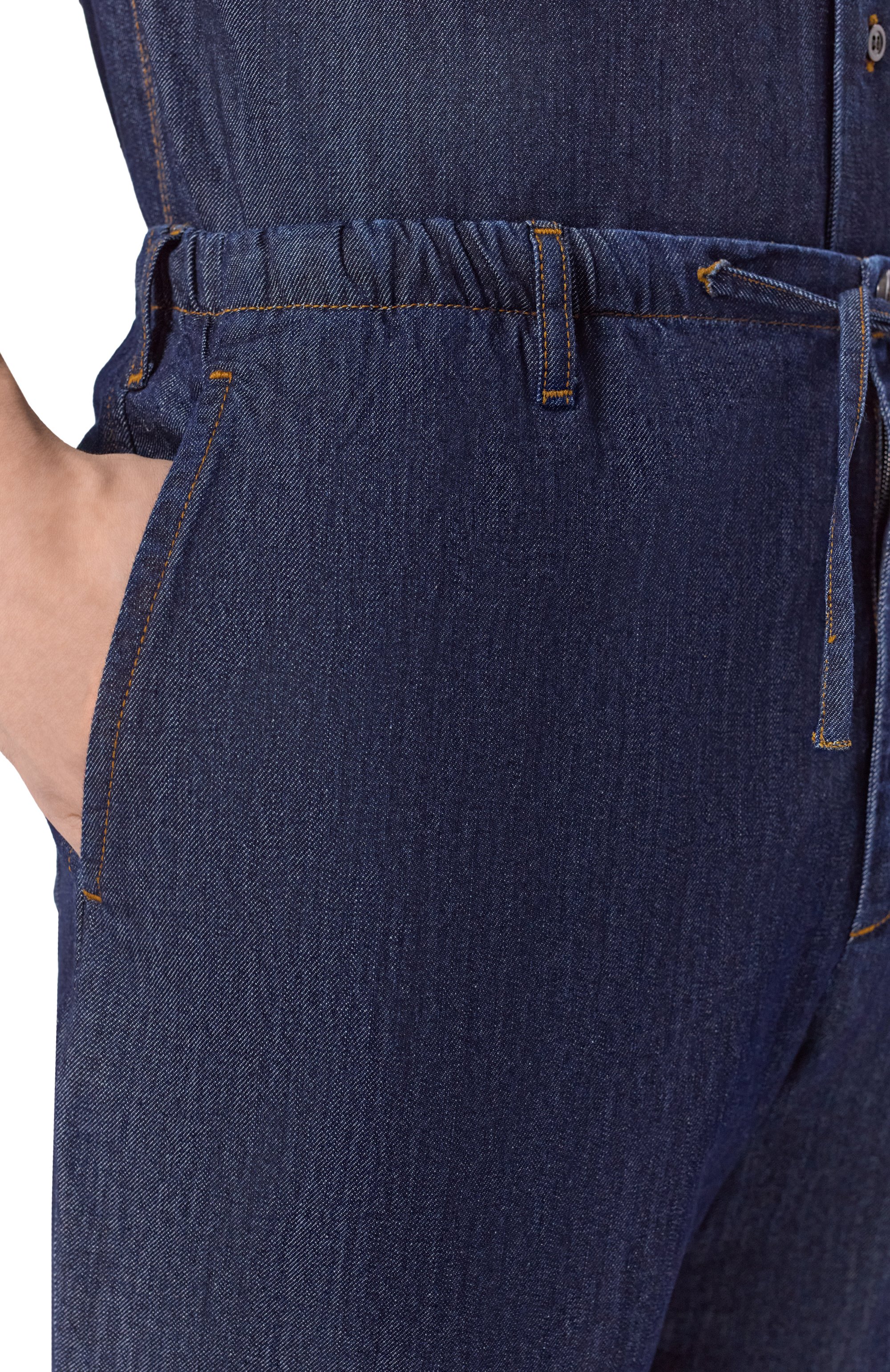 Джинсы DRIES VAN NOTEN темно-синего цвета по цене 61800 руб., арт. 020908/3386, фото 5 Джинсы DRIES VAN NOTEN, арт. 020908/3386, фото 5