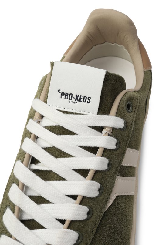 Замшевые кеды Court Ace Pro-Keds 1949 C0URT ACE/SUEDE & LEATHER Хаки  C0URT ACE/SUEDE & LEATHER Фото 7