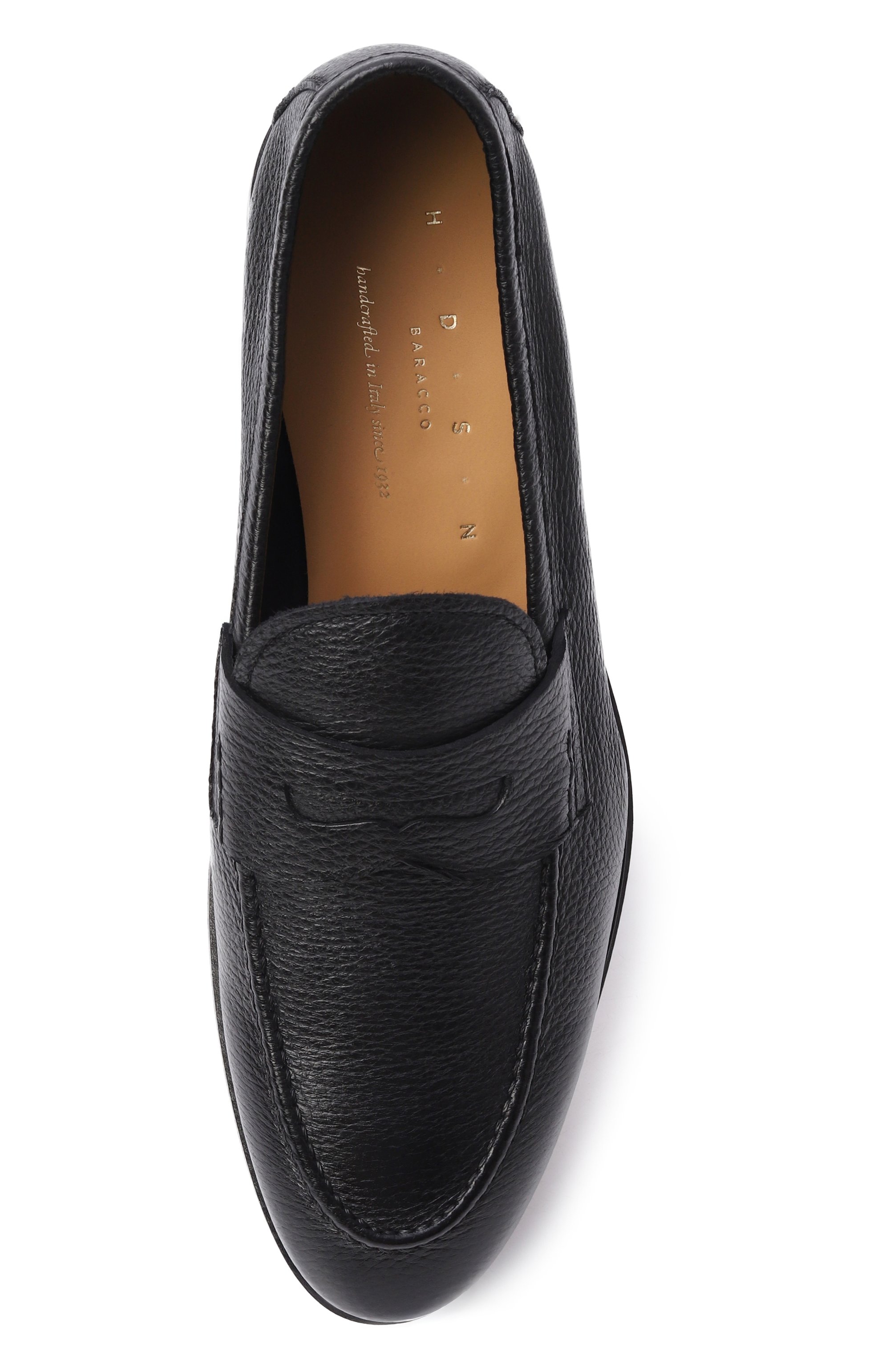 Кожаные пенни-лоферы H`D`S`N BARACCO черного цвета по цене 59950 руб., арт. 75408.C.1*/CERV0, фото 6 Кожаные пенни-лоферы H`D`S`N BARACCO, арт. 75408.C.1*/CERV0, фото 6