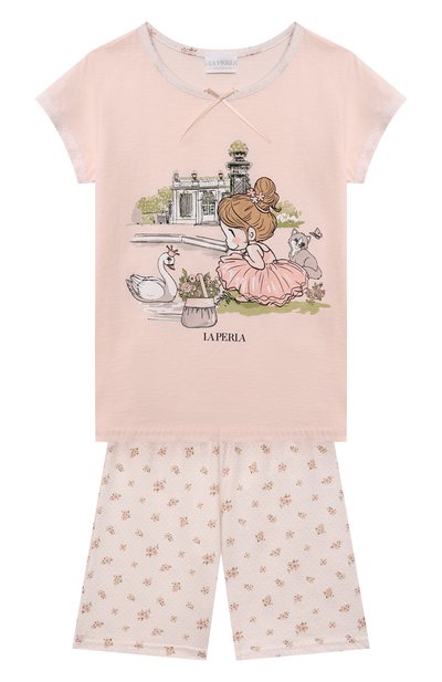 Хлопковая пижама LA PERLA, арт. 70431/8A-14A, фото 1