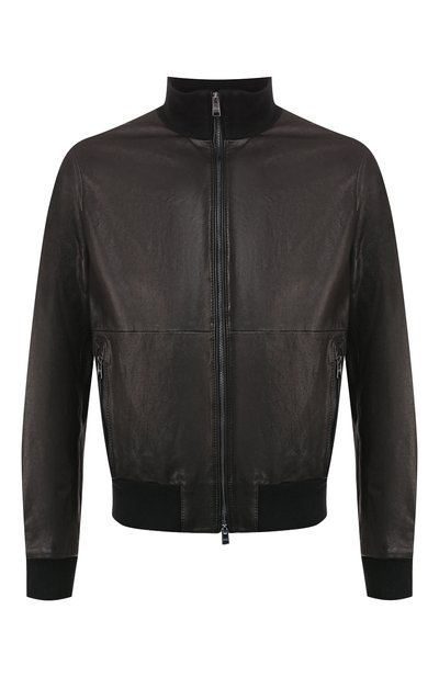 Кожаный бомбер BOSS, арт. 50398845, фото 1