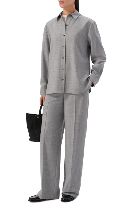 Шерстяные брюки Theory P0801203 Серый  P0801203 Фото 2