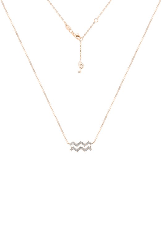 Кулон Zodiac - Водолей Mercury MP29197/RG Бесцветный MP29197/RG