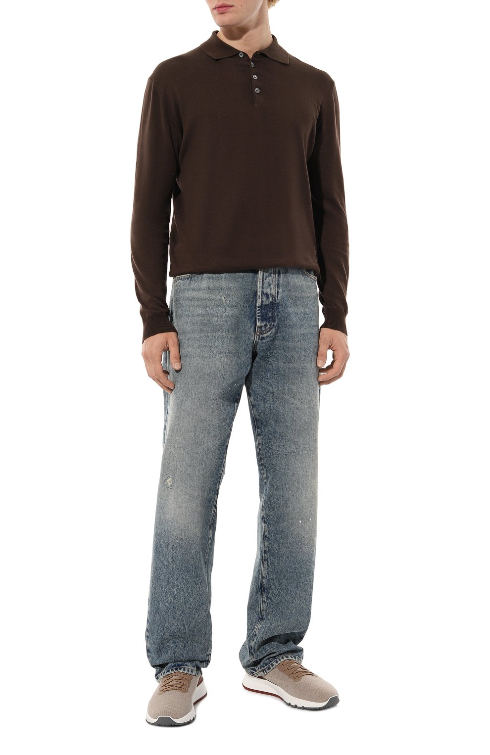 Текстильные кроссовки BRUNELLO CUCINELLI, арт. MZUWLBO253, фото 2