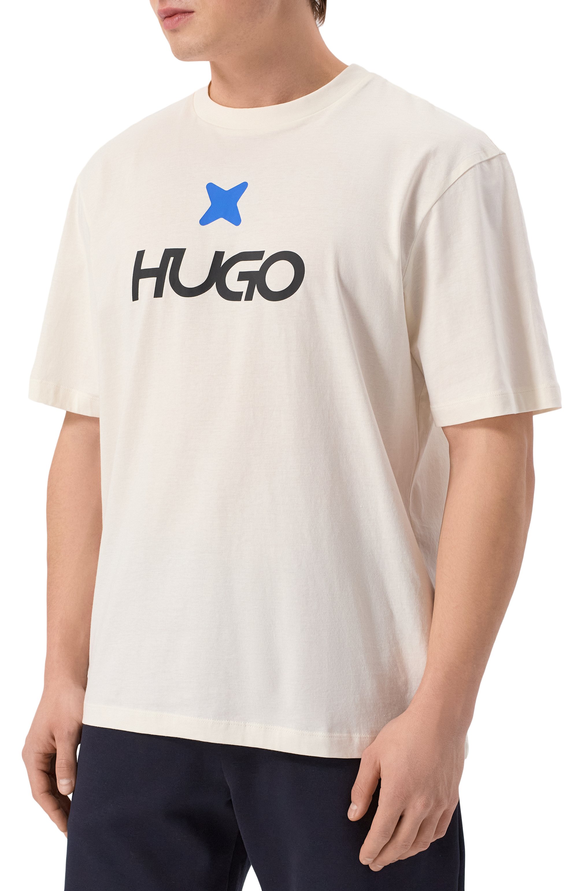 Хлопковая футболка HUGO BLUE, арт. 50542934, фото 3