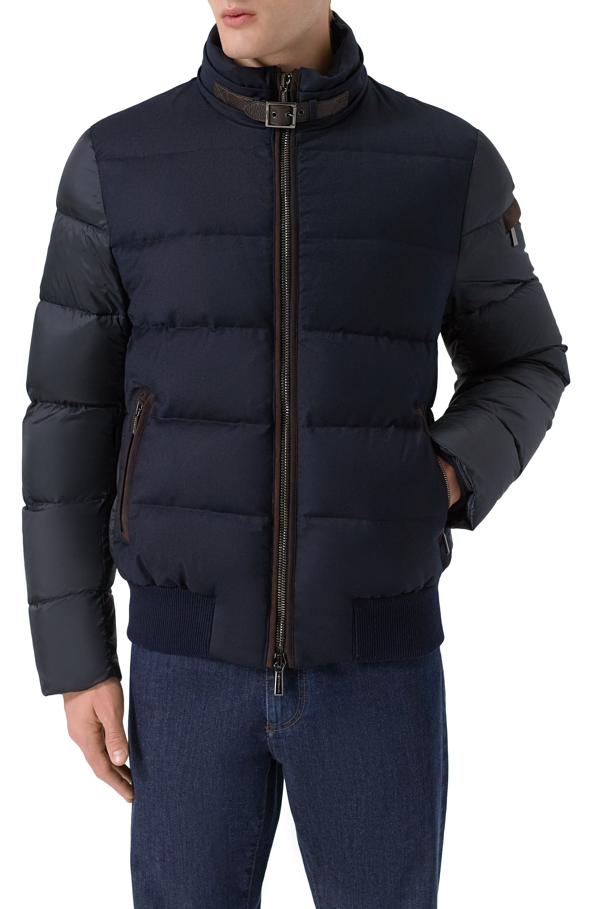 Пуховик wright-shl с воротником из овчины MOORER, арт. WRIGHT/SHL, фото 6