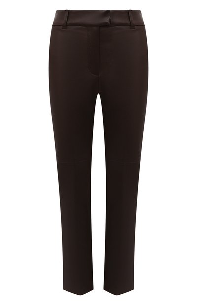 Женские кожаные брюки BRUNELLO CUCINELLI, арт. M0V32P7118