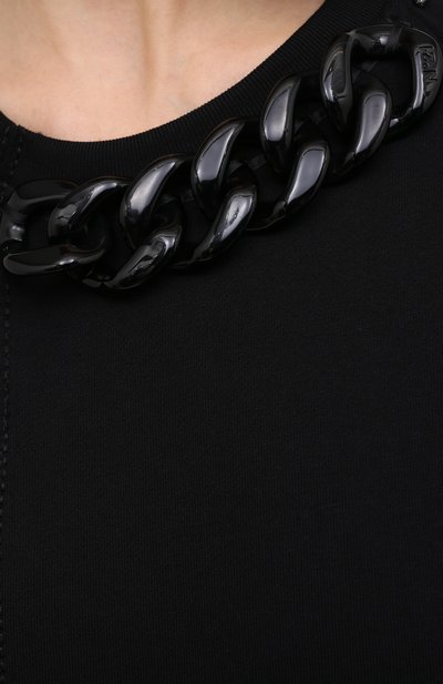 Свитшот N21 черного цвета по цене 44650 руб., арт. 20I N2S0/E041/4100, фото 5 Свитшот N21, арт. 20I N2S0/E041/4100, фото 5