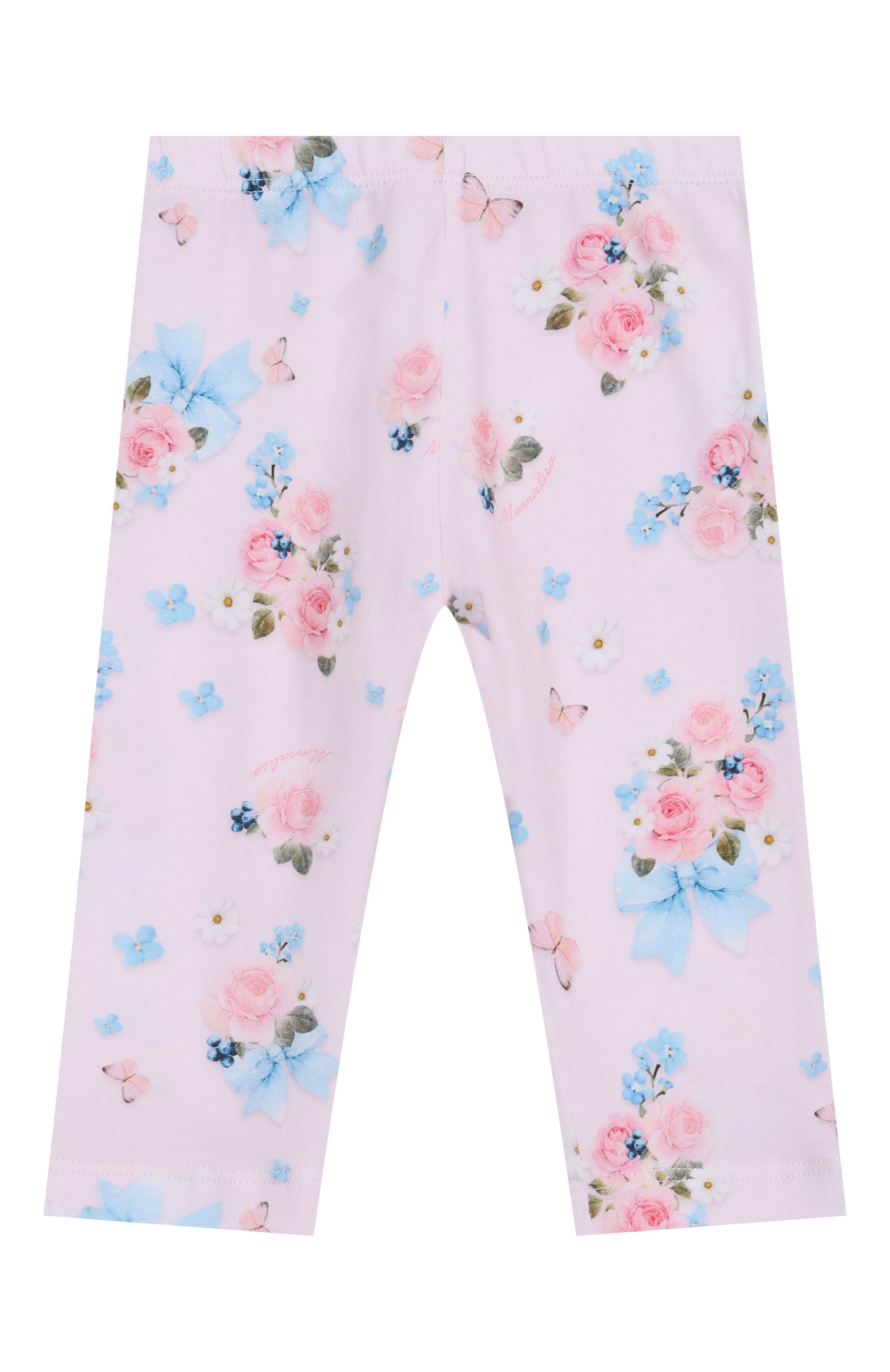 Хлопковые легинсы MONNALISA, арт. 31G401NP, фото 1