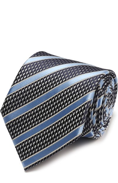 Мужской шелковый галстук с узором ZEGNA, арт. Z9D661L8
