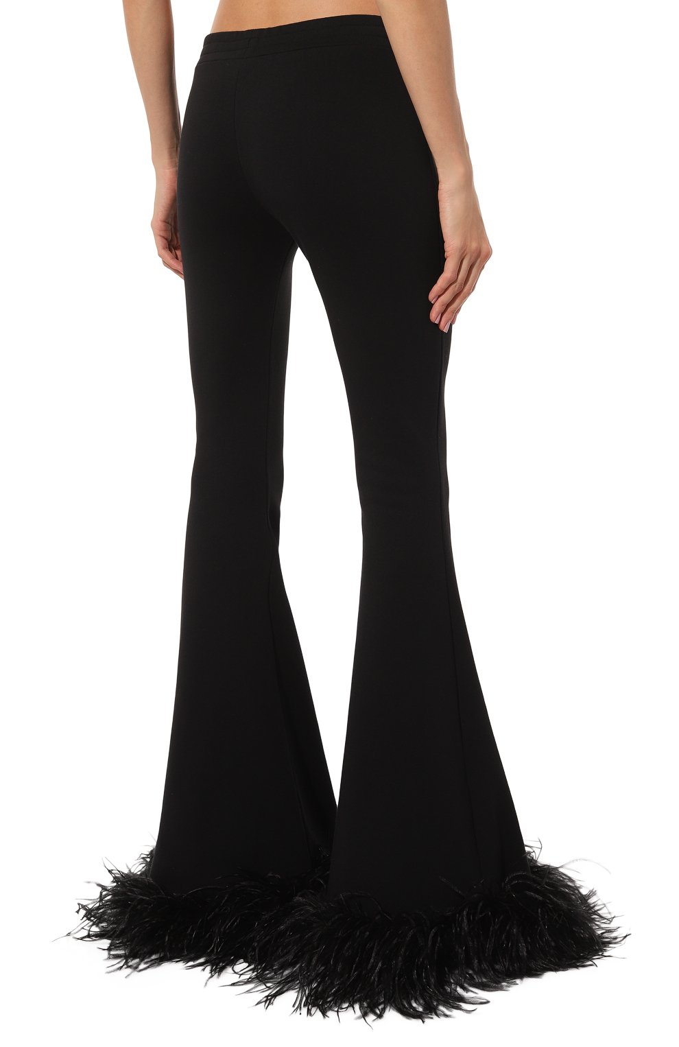 Хлопковые брюки с отделкой перьями GIUSEPPE DI MORABITO, арт. 02PSPA095P 02294, фото 4