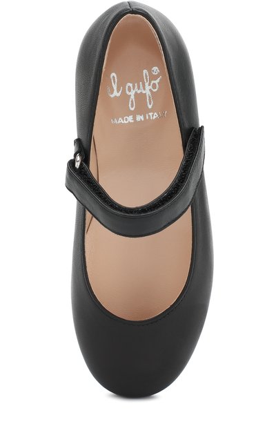 Кожаные туфли с застежками велькро IL GUFO, арт. G289/VITELL0 NAPPAC0/27-30, фото 4