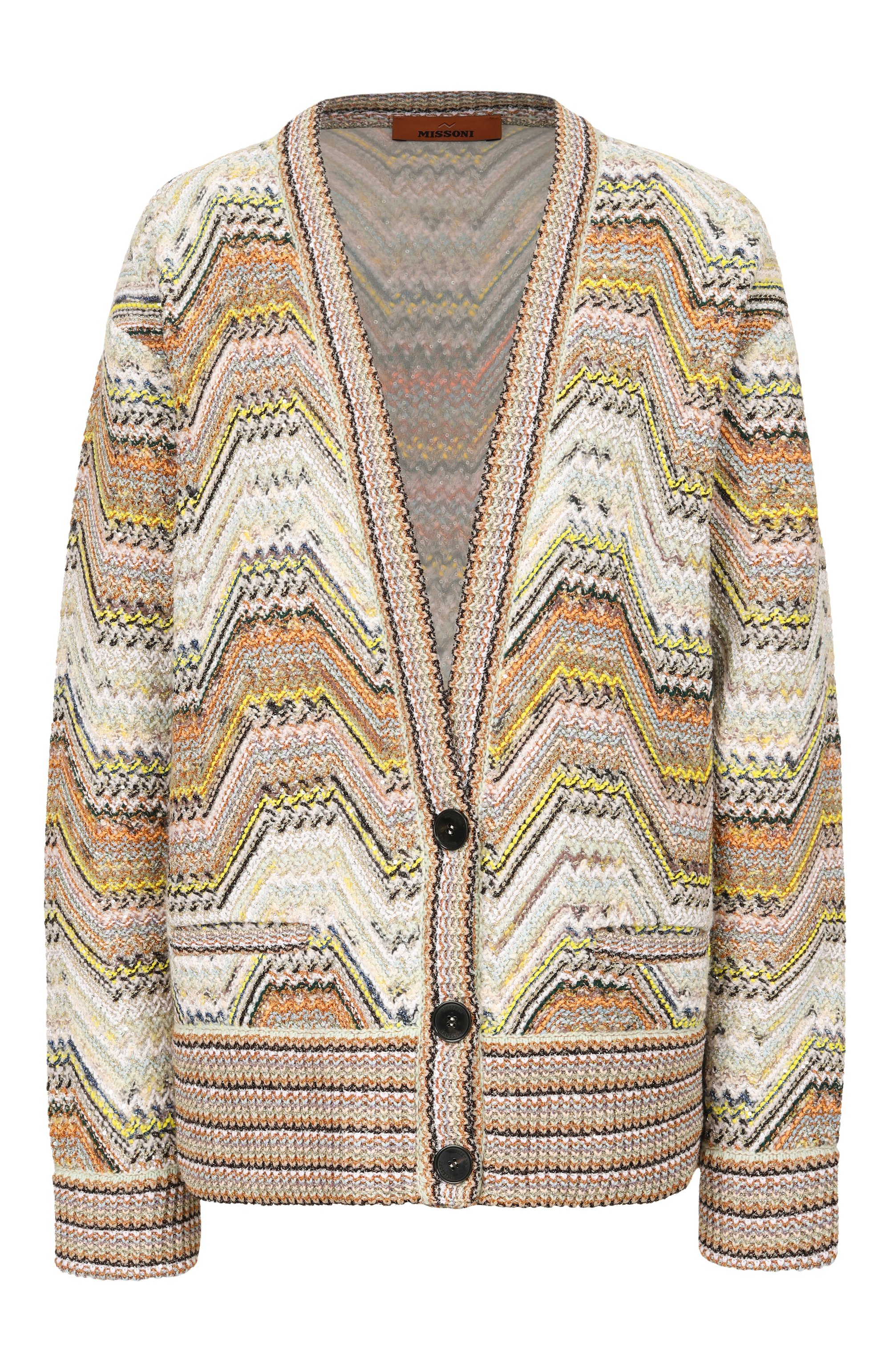 Кардиган MISSONI разноцветного цвета по цене 314500 руб., арт. DS26SM00/BC0068, фото 1 Кардиган MISSONI, арт. DS26SM00/BC0068, фото 1